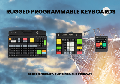 Rugged Programmable Keyboards for Industrial Use