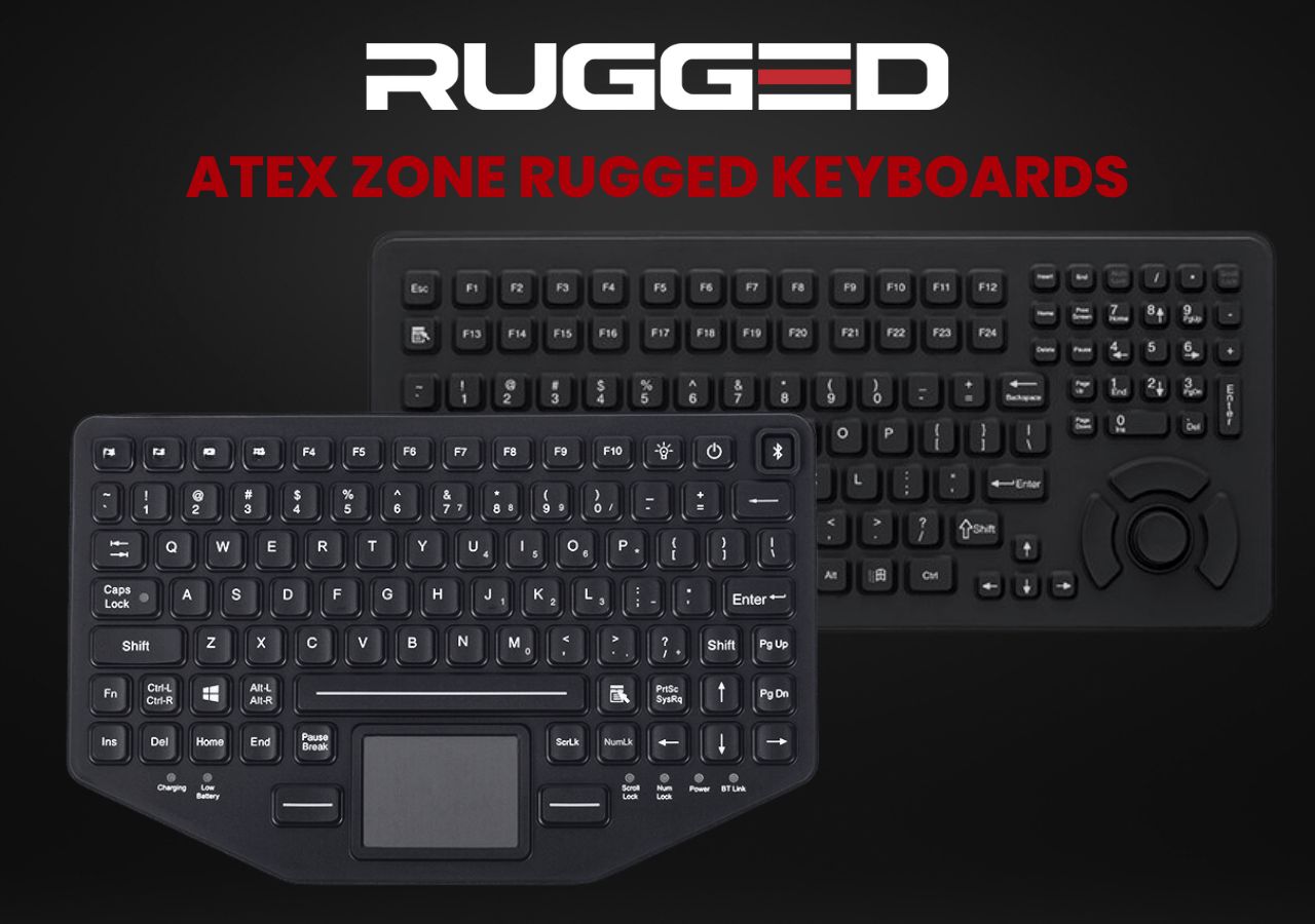 ATEX Zone 2 Rugged Keyboards