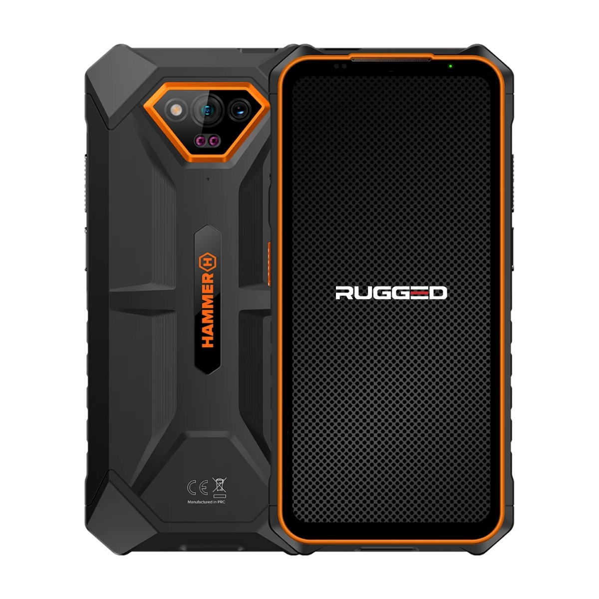 HAMMER IRON V Orange Rugged Phone