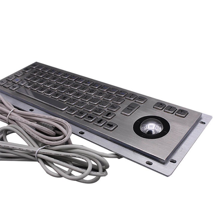 Rugged rkb-d-8635g stainless steel keyboard with trackball 2 Rugged rkb-d-8635g stainless steel keyboard with trackball - image 2