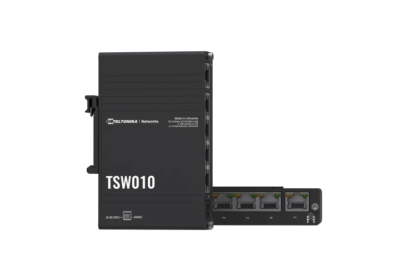 TSW010 Teltonika Din Rail Ethernet Switch