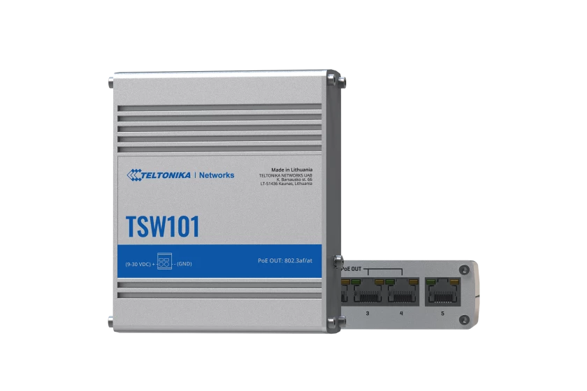 TSW101 Teltonika Automotive PoE+ Switch
